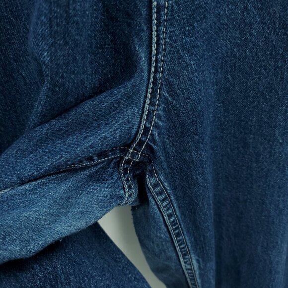 rag & bone All In One Denim Jumpsuit 10/30 Willow Blue - Picture 10 of 16